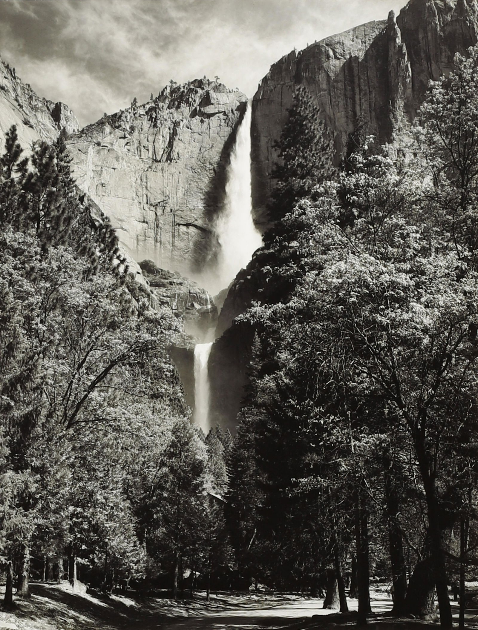 ANSEL ADAMS - Yosemite Falls, 1950 (1 of 2)