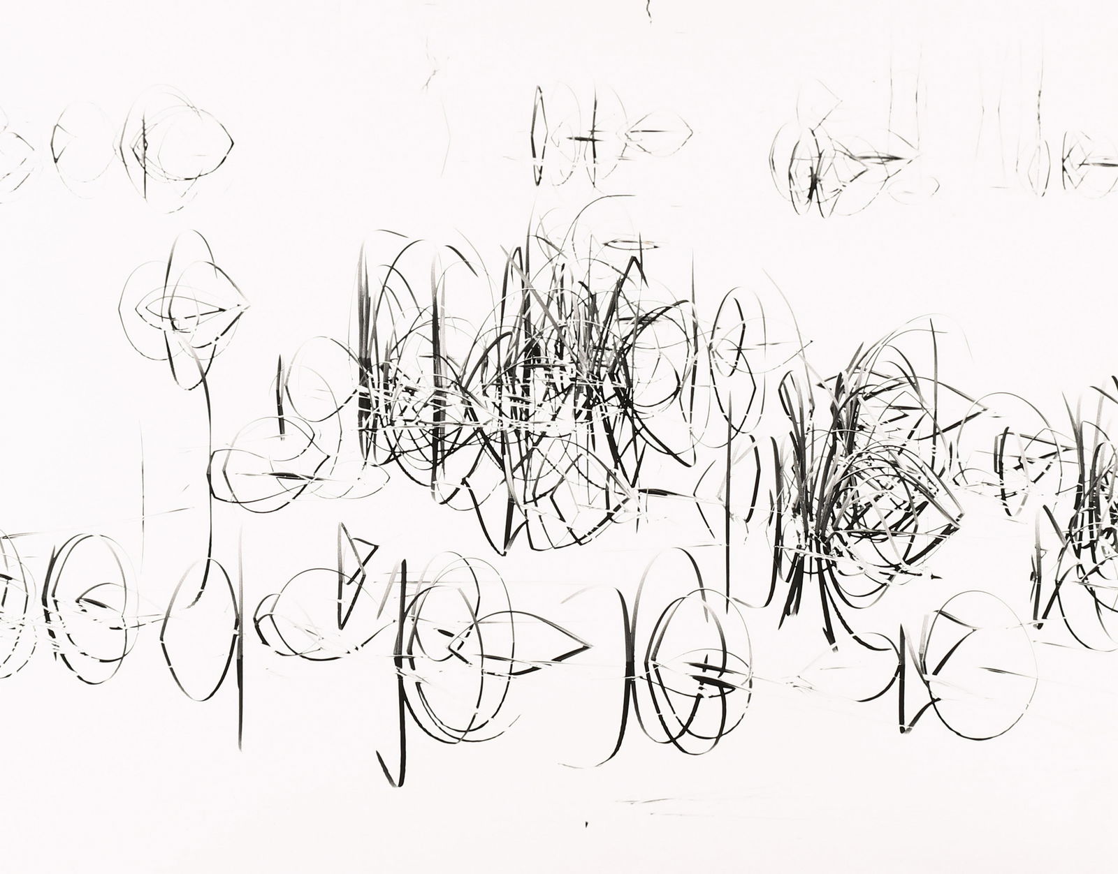 ROBERT K. BYERS - Reeds in Pond Near Yaht, British (1 of 3)