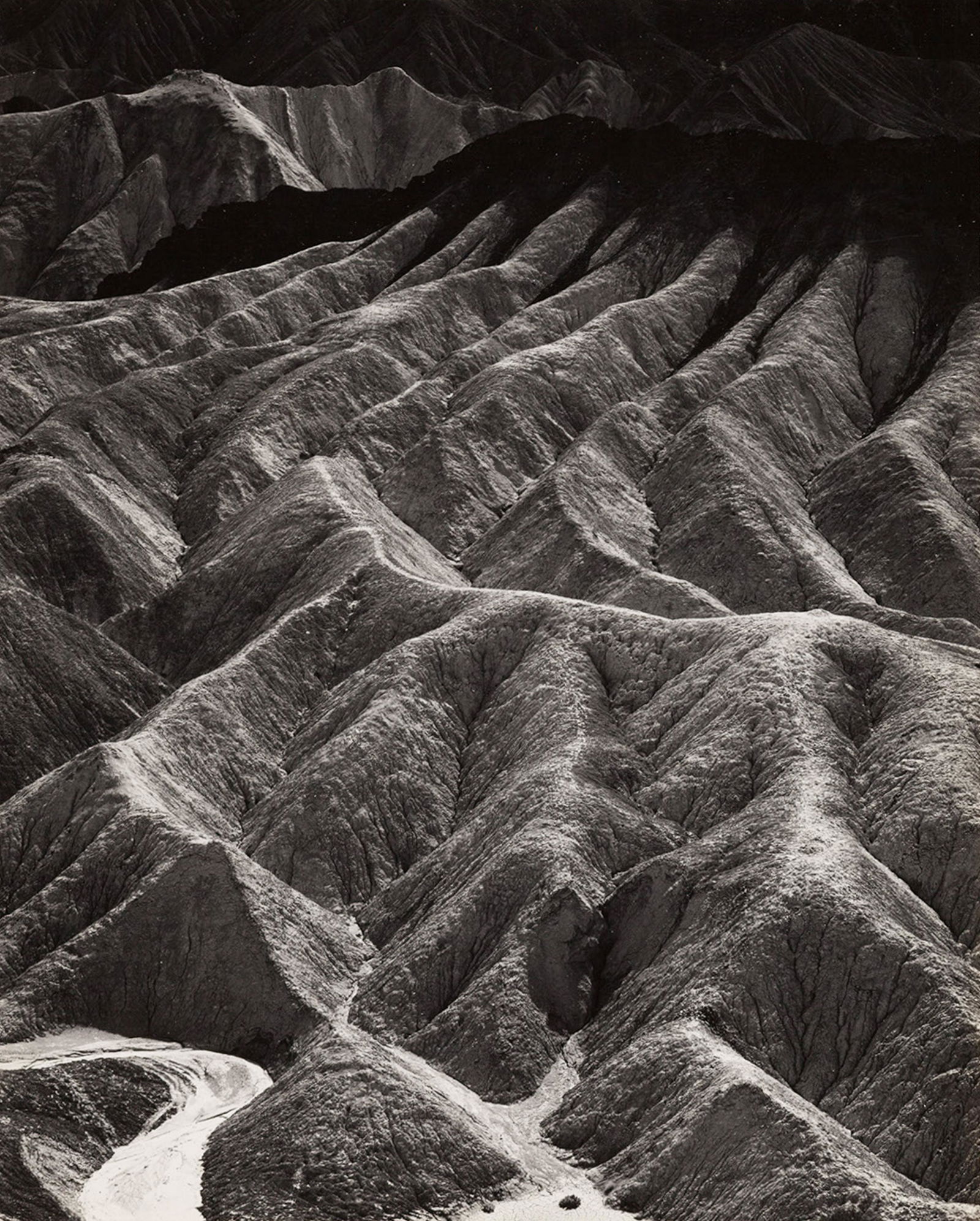 ANSEL ADAMS - Zabriskie Point, Death Valley, CA, 1942 (1 of 4)