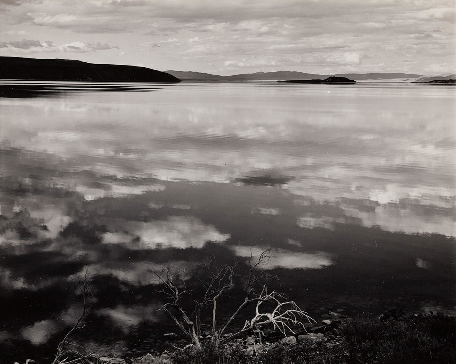 ANSEL ADAMS - White Branches, Mono Lake, Cloud (1 of 4)