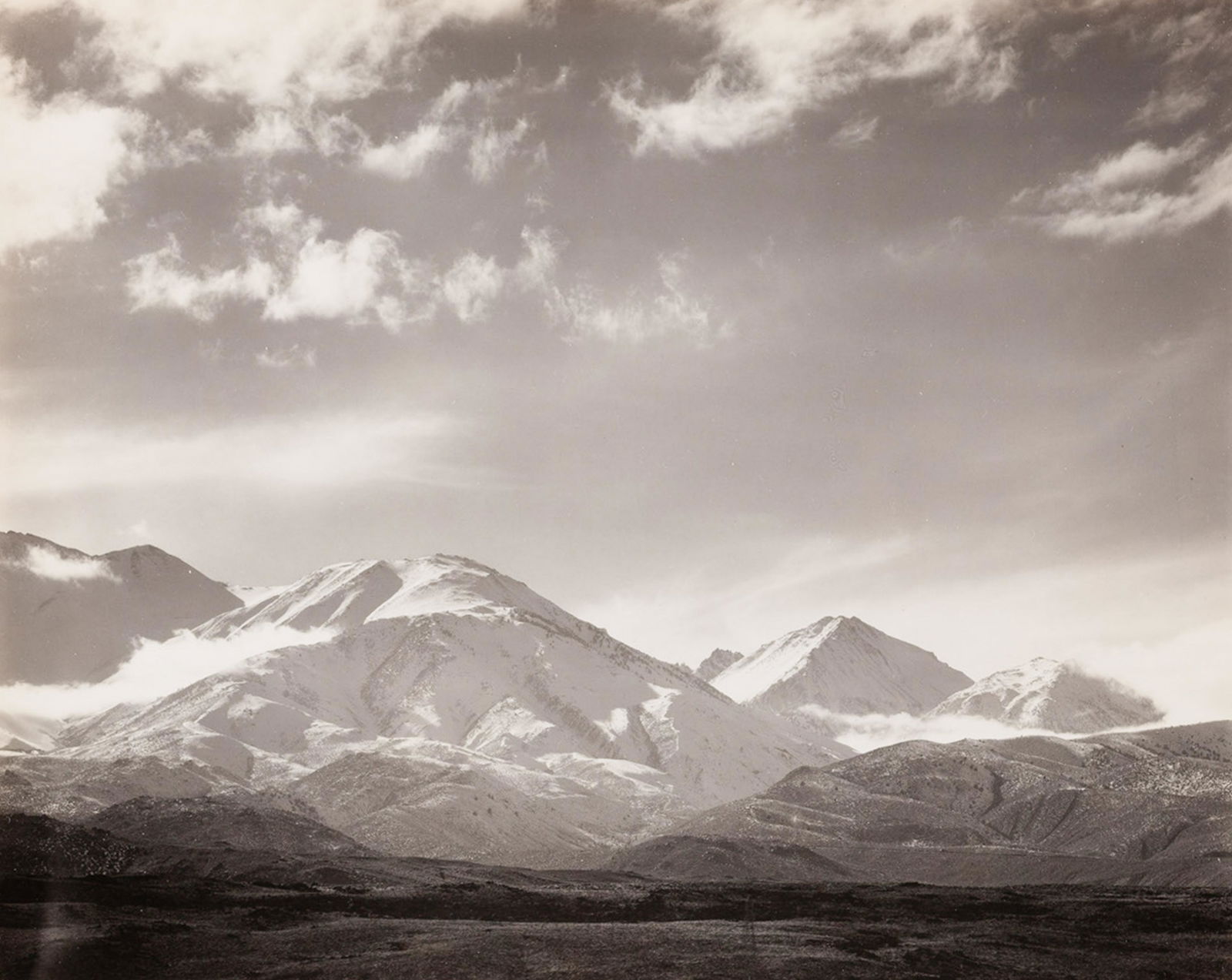ANSEL ADAMS - Sierra Nevada Near Big Pine, CA, 1944 (1 of 4)