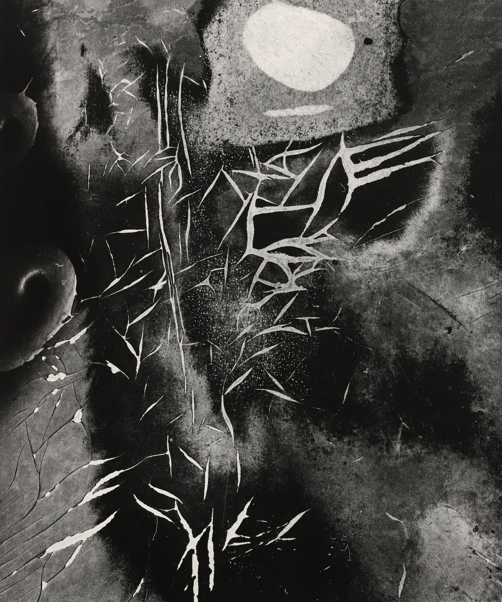BRETT WESTON - Burnt Cadillac, 1977: ARTIST: Brett Weston TITLE: Burnt Cadillac, 1977 MEDIUM: Silver Gelatin IMAGE SIZE: 12-3/4 x 10-5/8 in DESCRIPTION: This vintage print is signed in pencil mount recto. It is accompanied by a sheet ann
