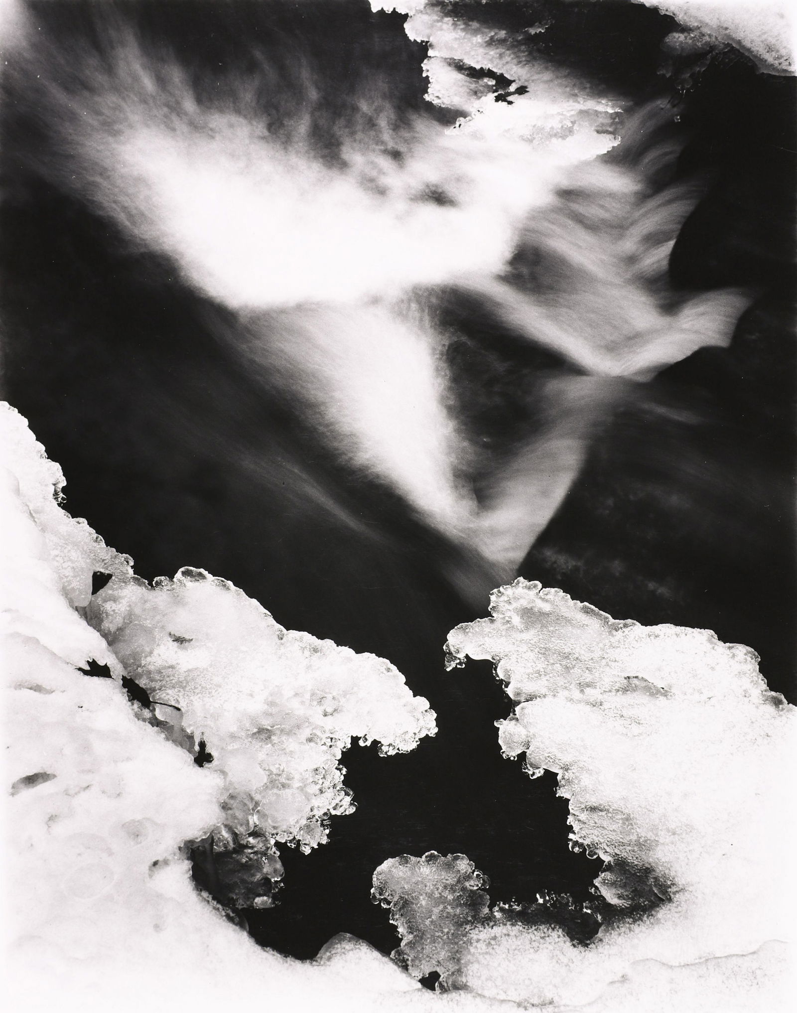 WILLIAM B. GILES - Ice and Water, Stoney Brook, NY, (1 of 4)