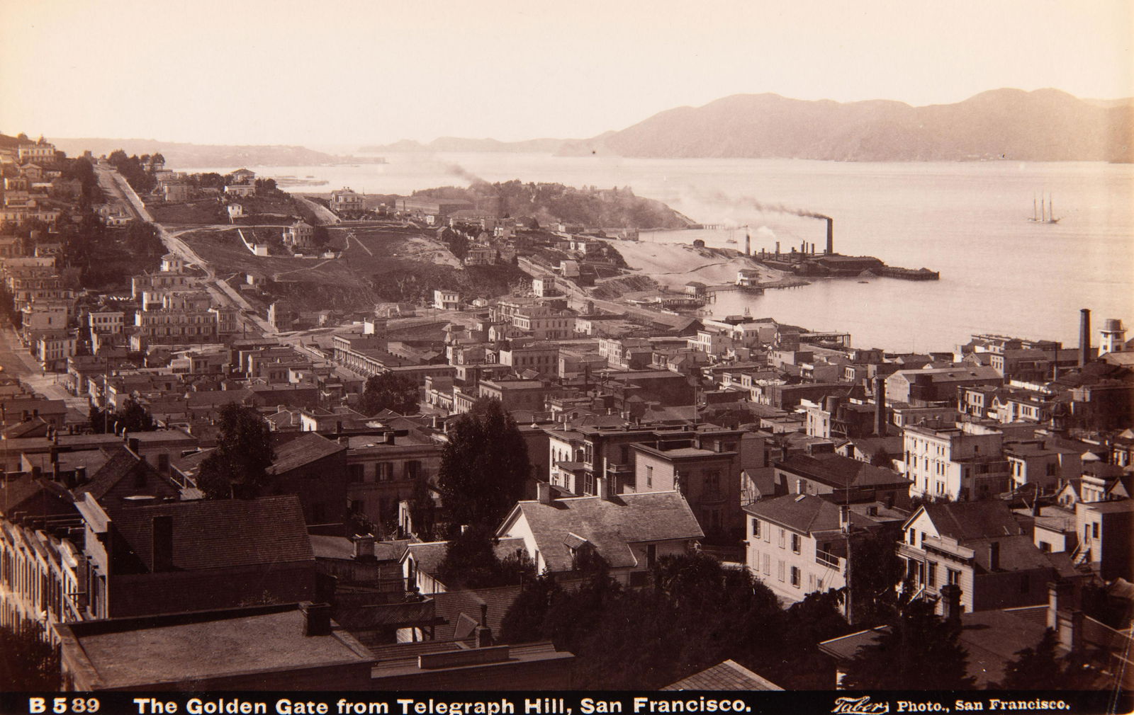ISAIAH W TABER - 3 Views of San Francisco, c. 1880s (1 of 6)