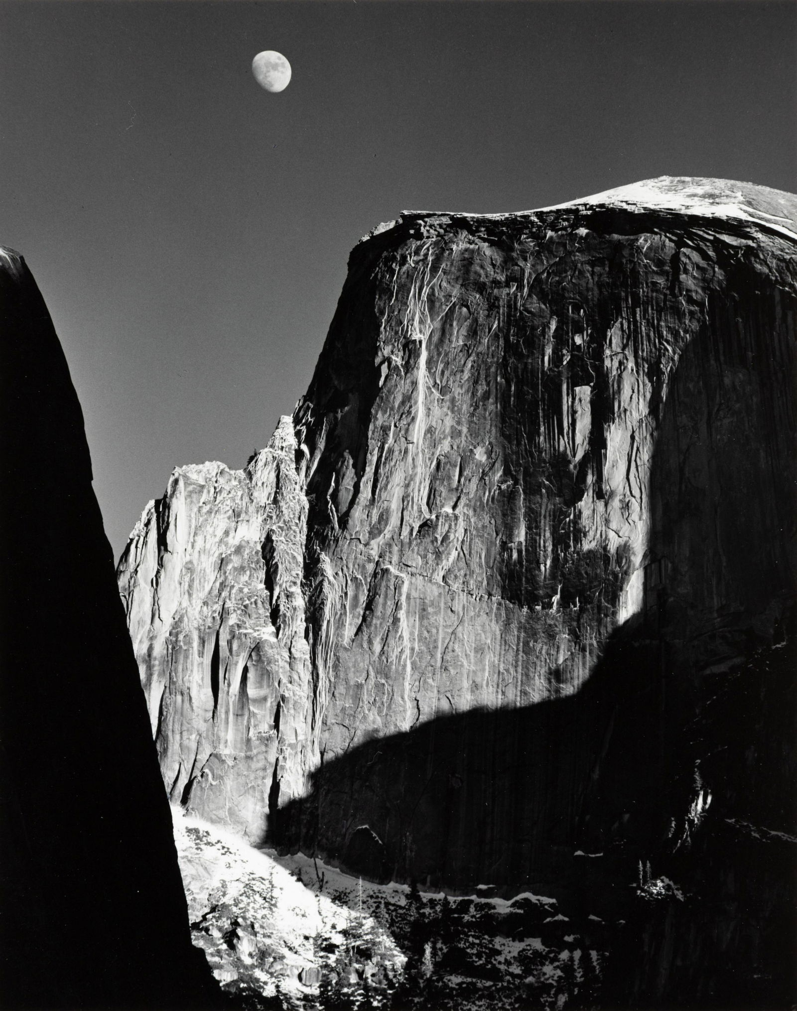 ANSEL ADAMS - Moon and Half Dome, Yosemite, 1960 (1 of 3)