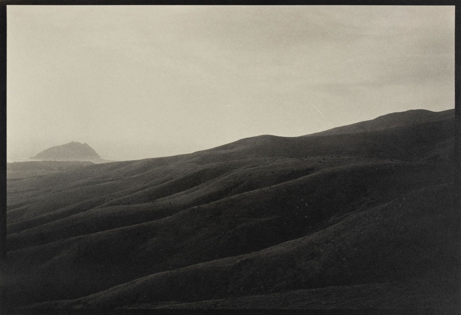 TOM MILLEA - Big Sur, 2001: Property from the McLaughlin Collection ARTIST: Tom Millea TITLE: Big Sur, 2001 MEDIUM: Platinum Palladium IMAGE SIZE: 8 1/8 x 12 in SUPPORT: 11 1/8 x 13 3/4 in DESCRIPT