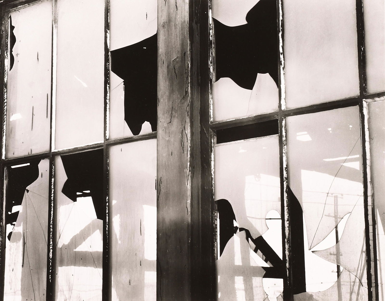 BRETT WESTON - Broken Window, Hunters Point Shipyard, (1 of 3)