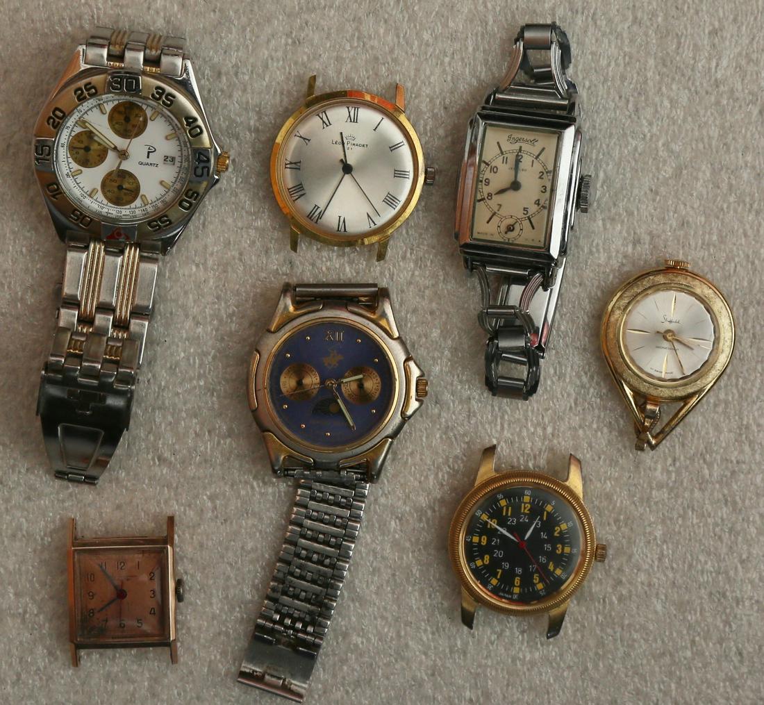 Vintage Watch Lot: This lot is for vintage watches including Leon Piradet and Ingersoll.