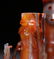 A Qing Dynasty Carved Agate bamboo Pattern Brush Holder - 2
