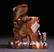 A Qing Dynasty Carved Agate bamboo Pattern Brush Holder - 5