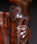 A Qing Dynasty Carved Agate bamboo Pattern Brush Holder - 8