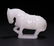 A Qing Dynasty Carved Hetian Jade Ornament, Horse