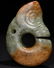 A RED MOUNTAIN CULTURE CARVED JADE PIG DRAGON SHAPE - 2