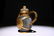 Hetian jade inlaid gold teapot - 4