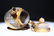 Hetian jade inlaid gold teapot - 6