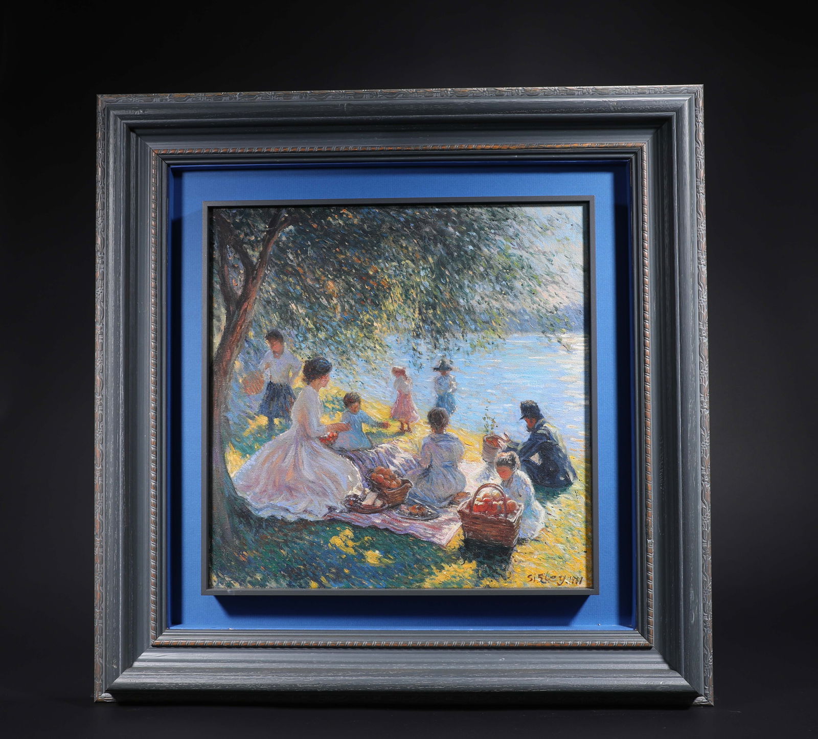 ATTRIBUTED TO ALFRED SISLEY (1839-1899) OIL PAINTING: Name ATTRIBUTED TO ALFRED SISLEY (1839-1899) OIL PAINTING Dimensions H:40cm W:39cm ??H:64cm W:64cm Condition Additional photographs and condition reports are available upon request