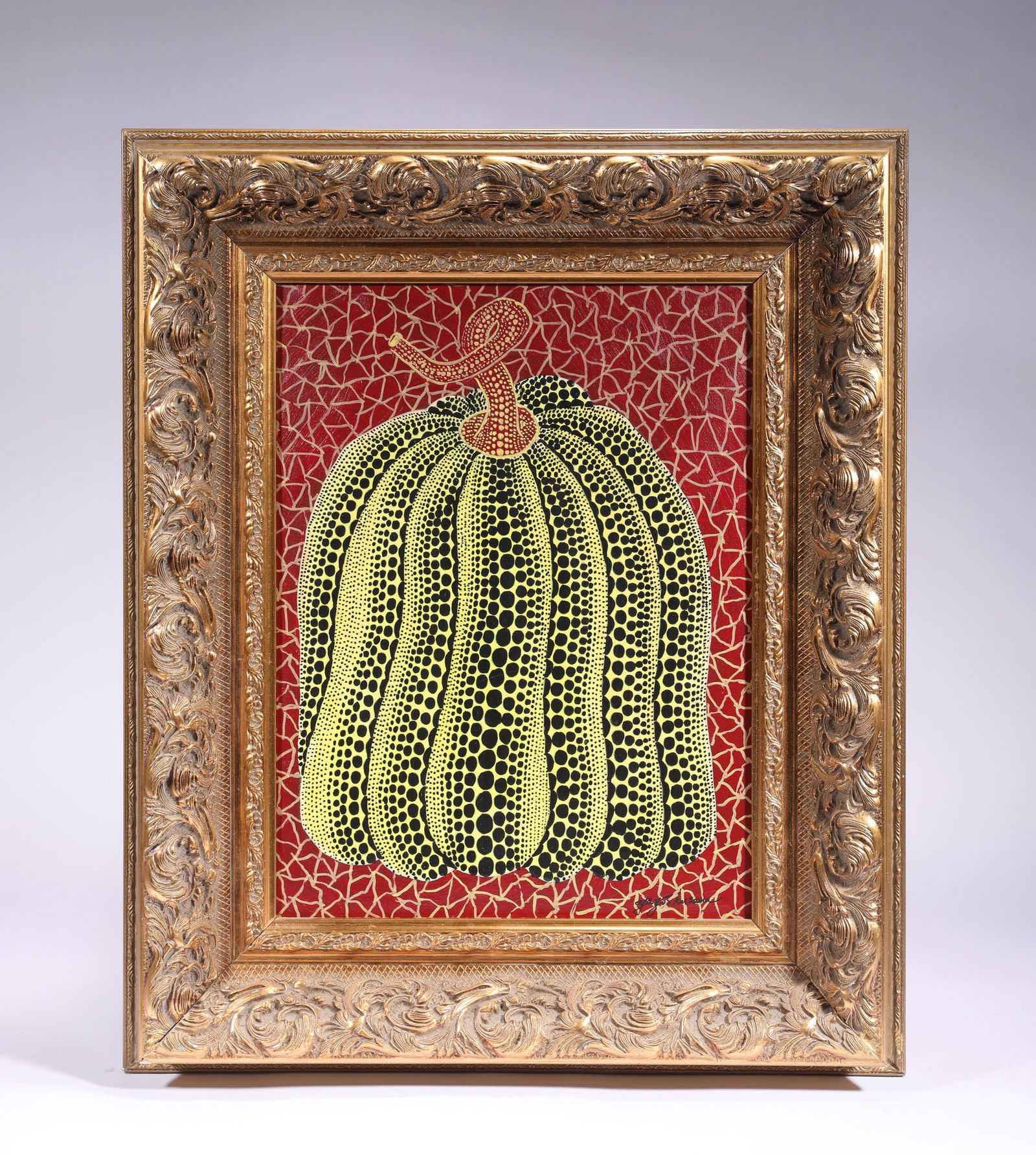 Attributed to Yayoi Kusama Fine Oil Painting (1 of 5)