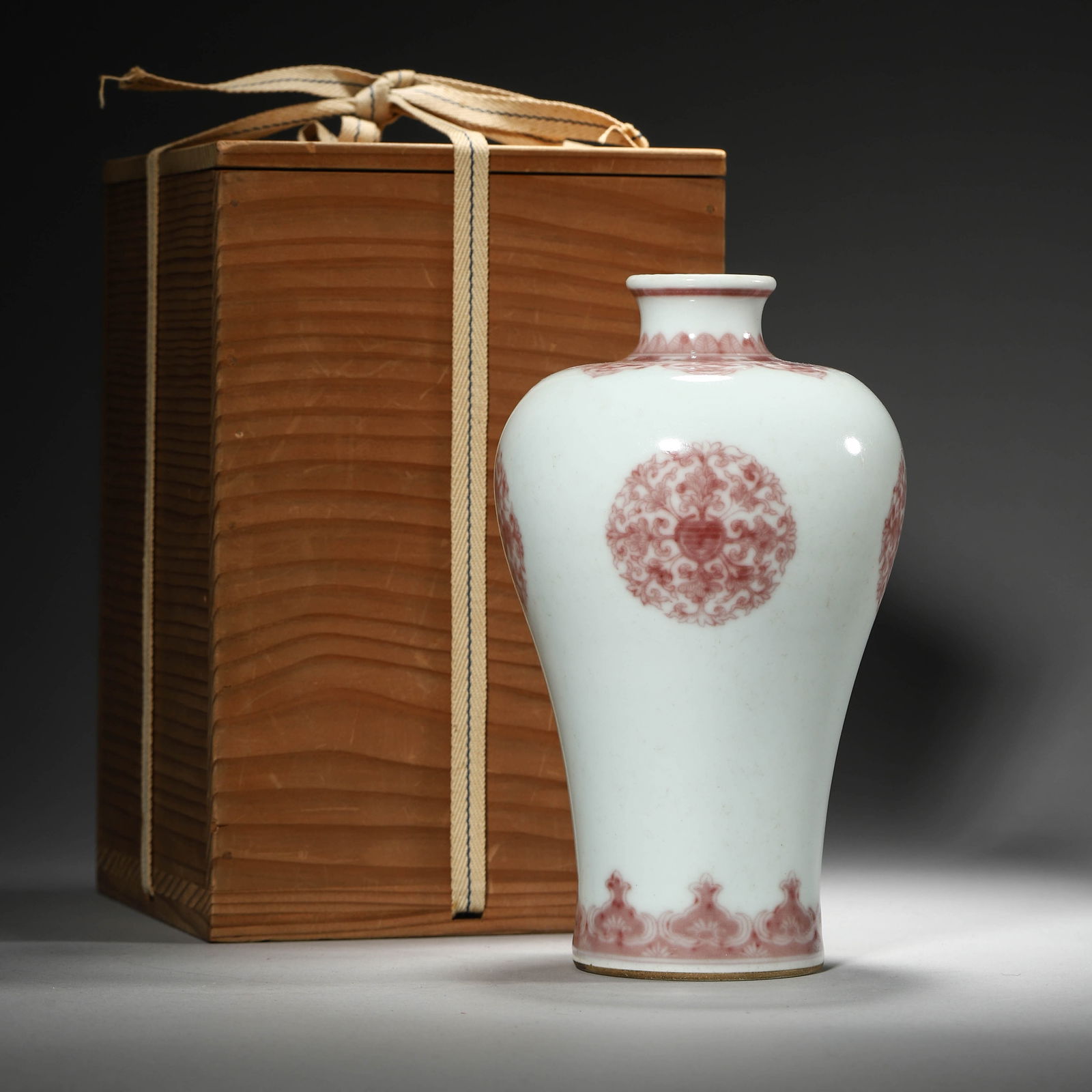 Underglaze-Red "Floral" Meiping (1 of 8)