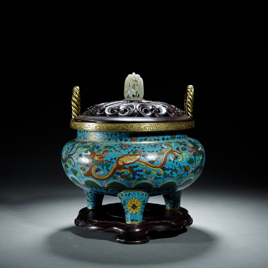 Cloisonne-Enamel "Censer" (1 of 9)