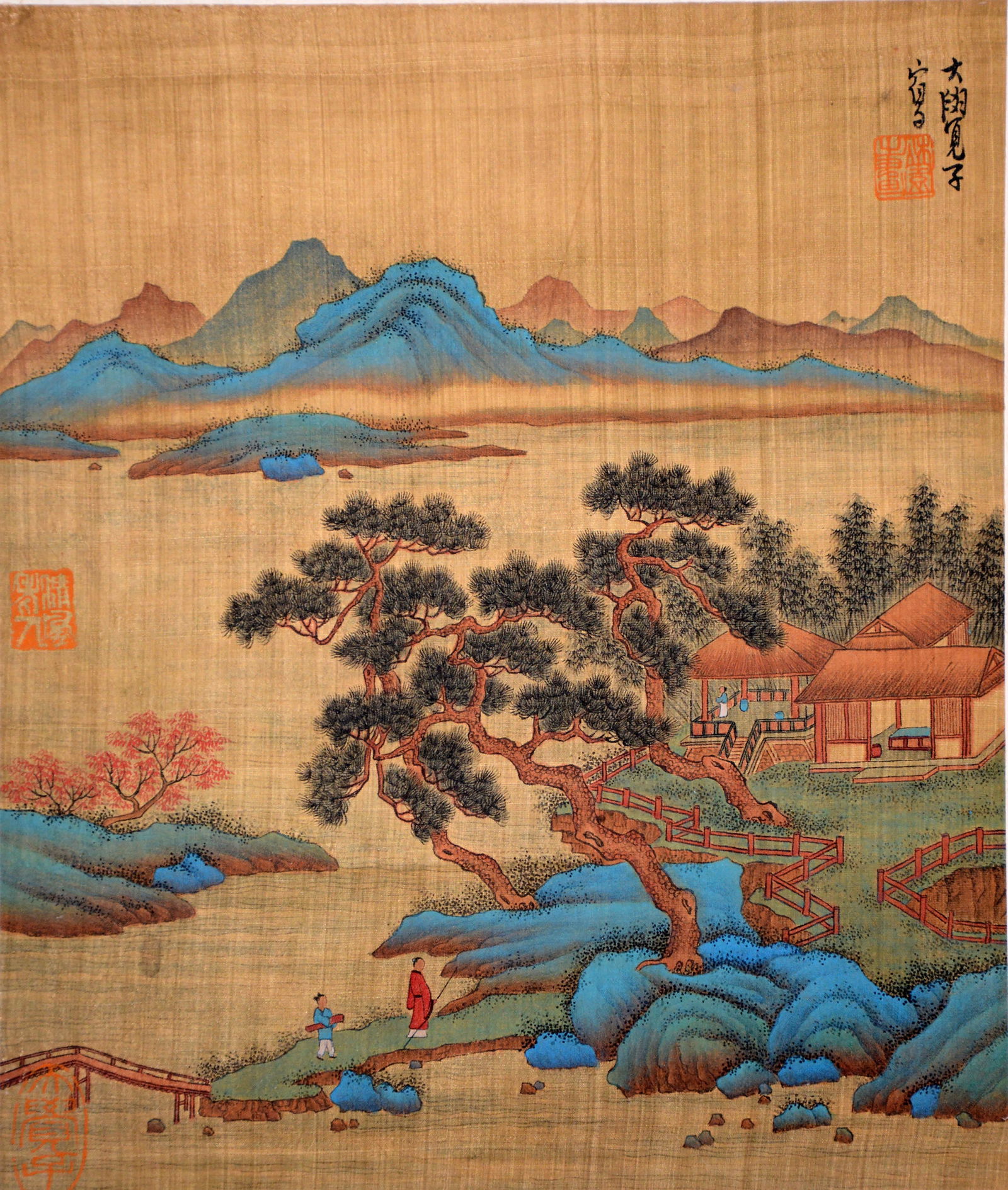 Huang Qiu Yuan Mark, Chinese painting: Name Huang Qiu Yuan Mark, Chinese painting Dimensions 32x27cm Condition Additional photographs and condition reports are available upon request as a courtesy to our clients. Any con