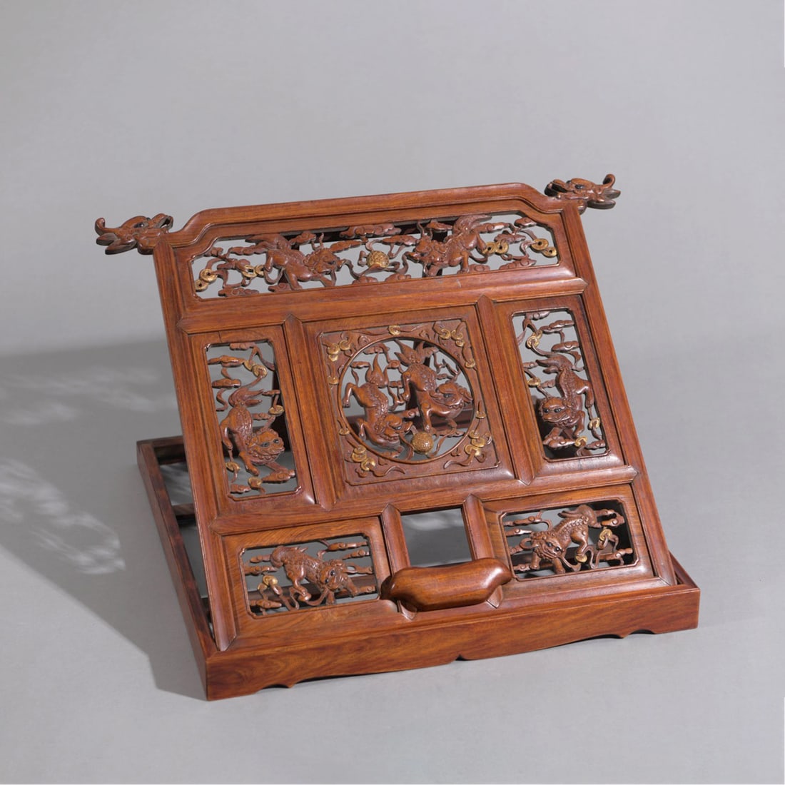 Chinese?Huanghuali?Mirror?Stand (1 of 9)