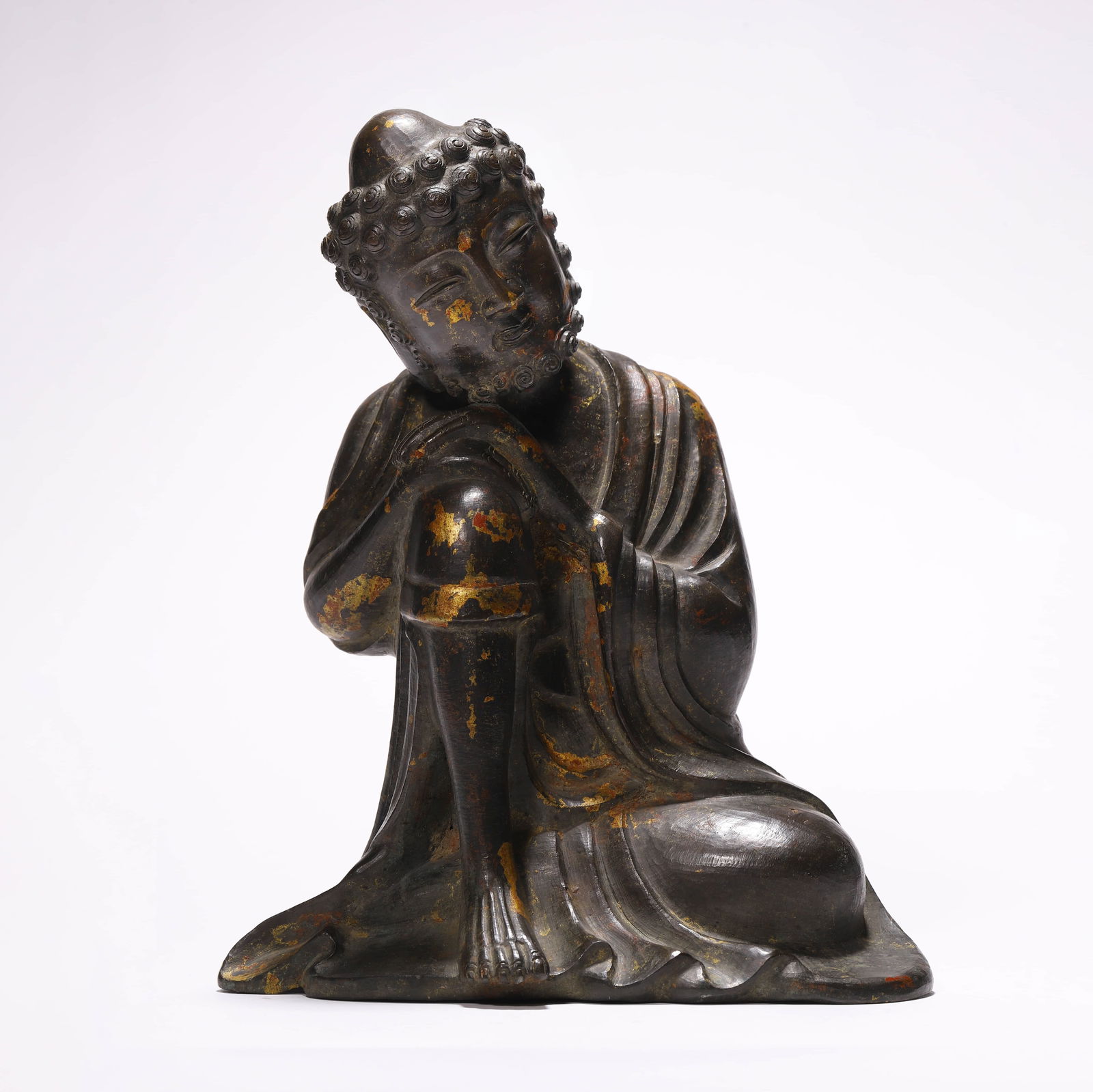 A Chinese Bronze Luohan Statue (1 of 6)