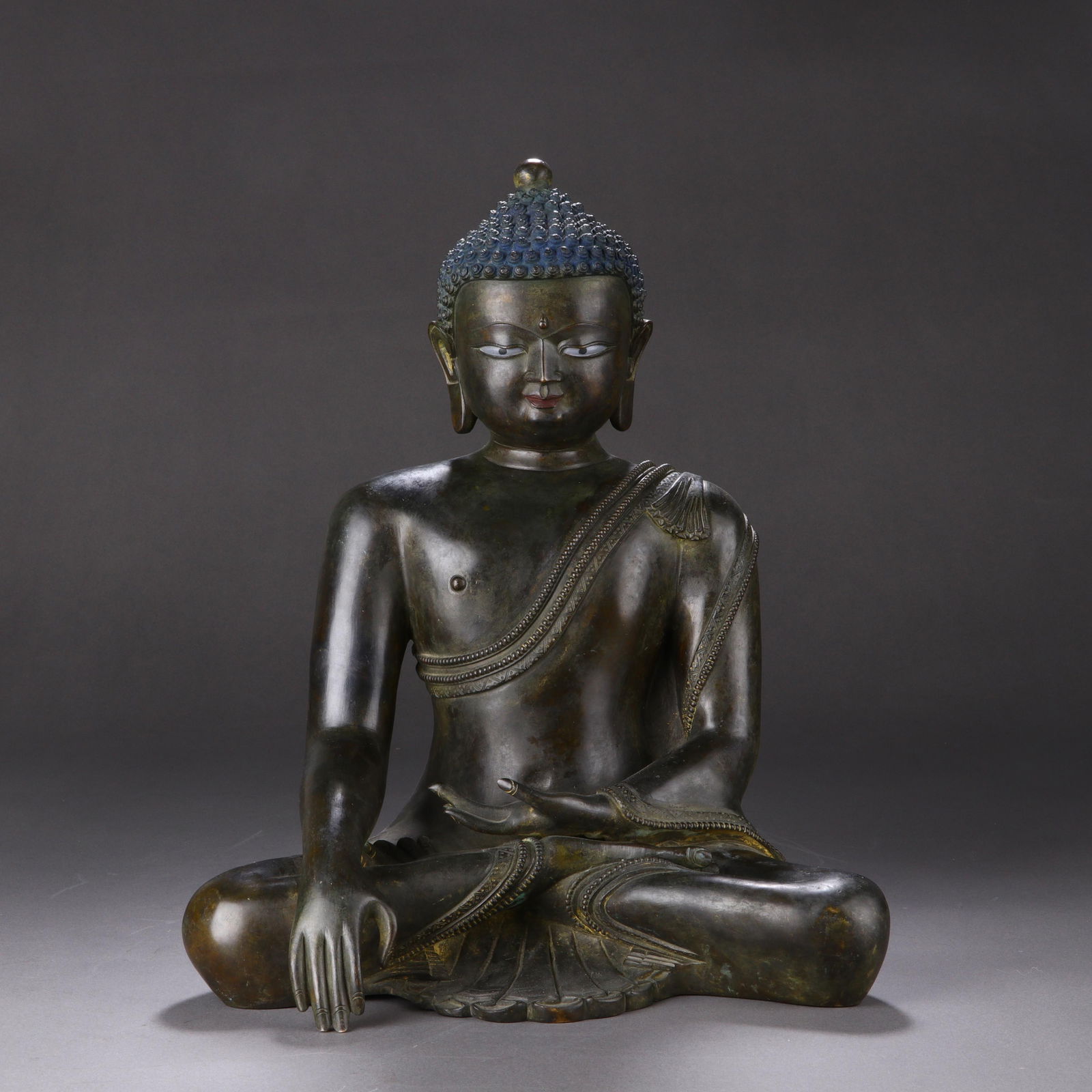 Bronze "Seated Figure Of Shakyamuni Buddha" (1 of 10)