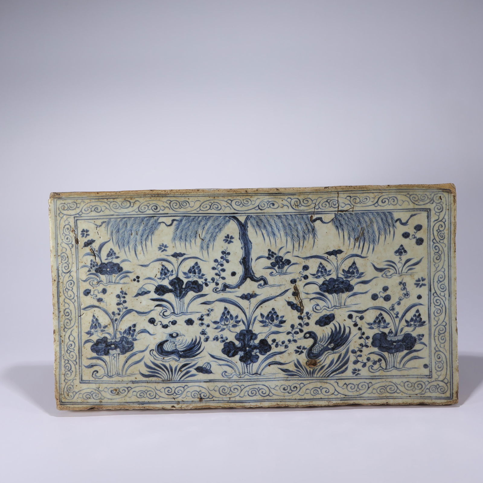 Blue-And-White "Ceramic-Plaque" (1 of 9)