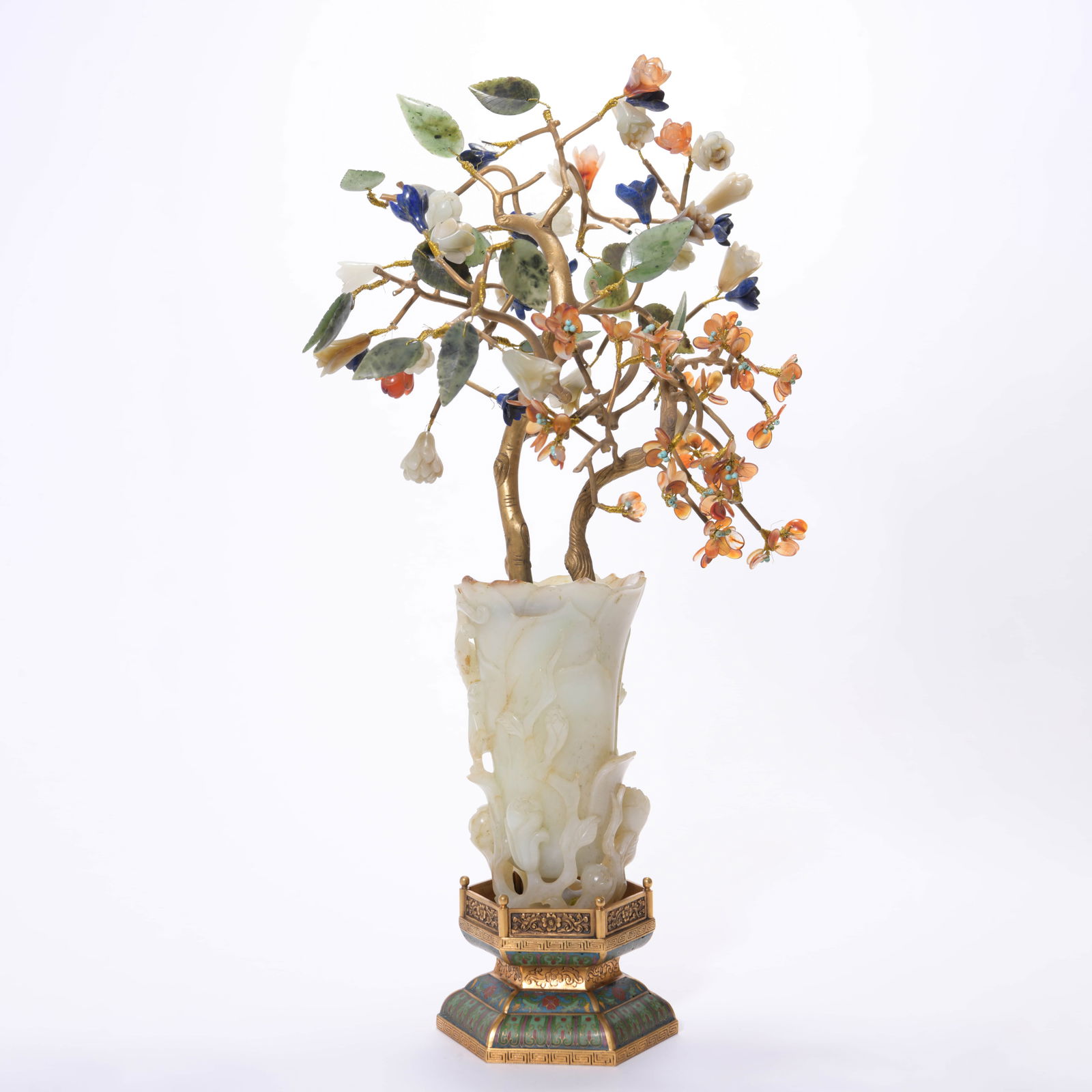 Hardstone?Bonsais?with?Cloisonne?Enamel (1 of 7)