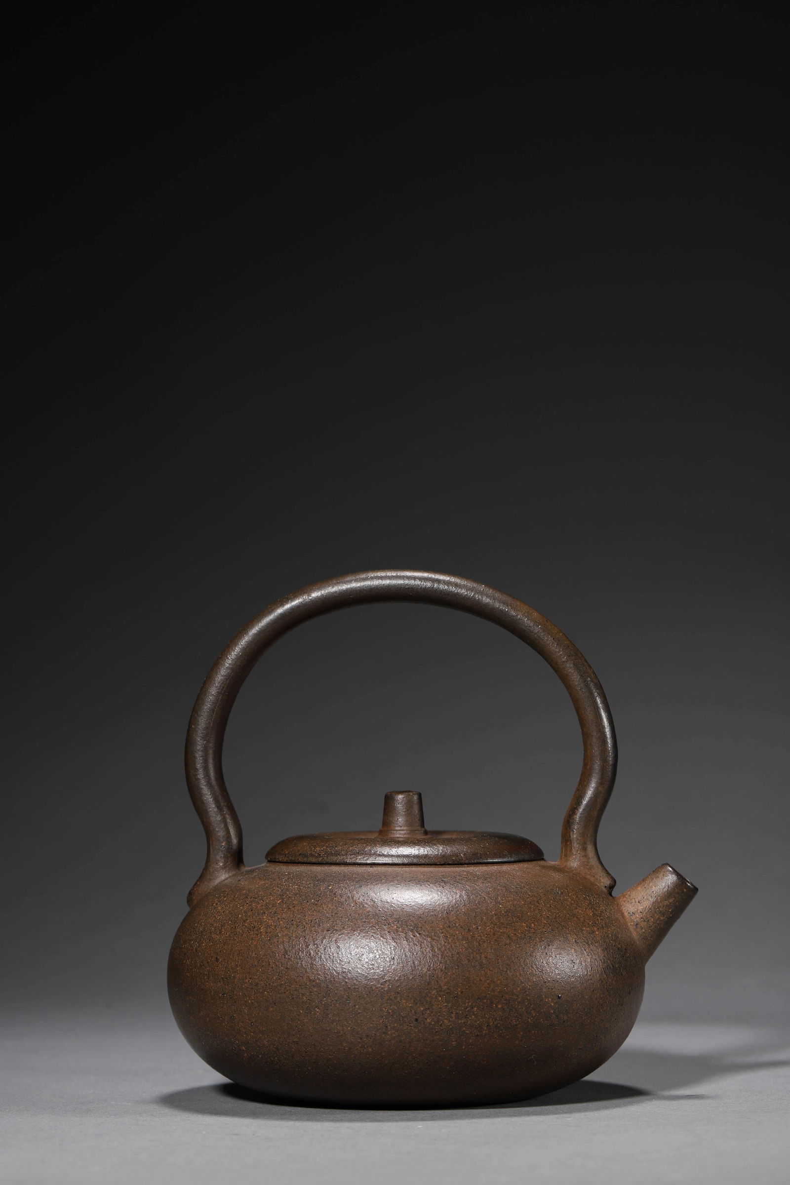 Zisha Loop-Handle Pot - 3