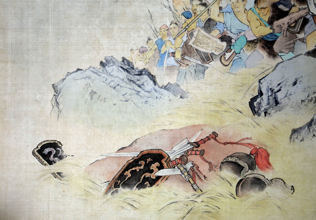 Liu Jiyou mark, Chinese painting, - 5