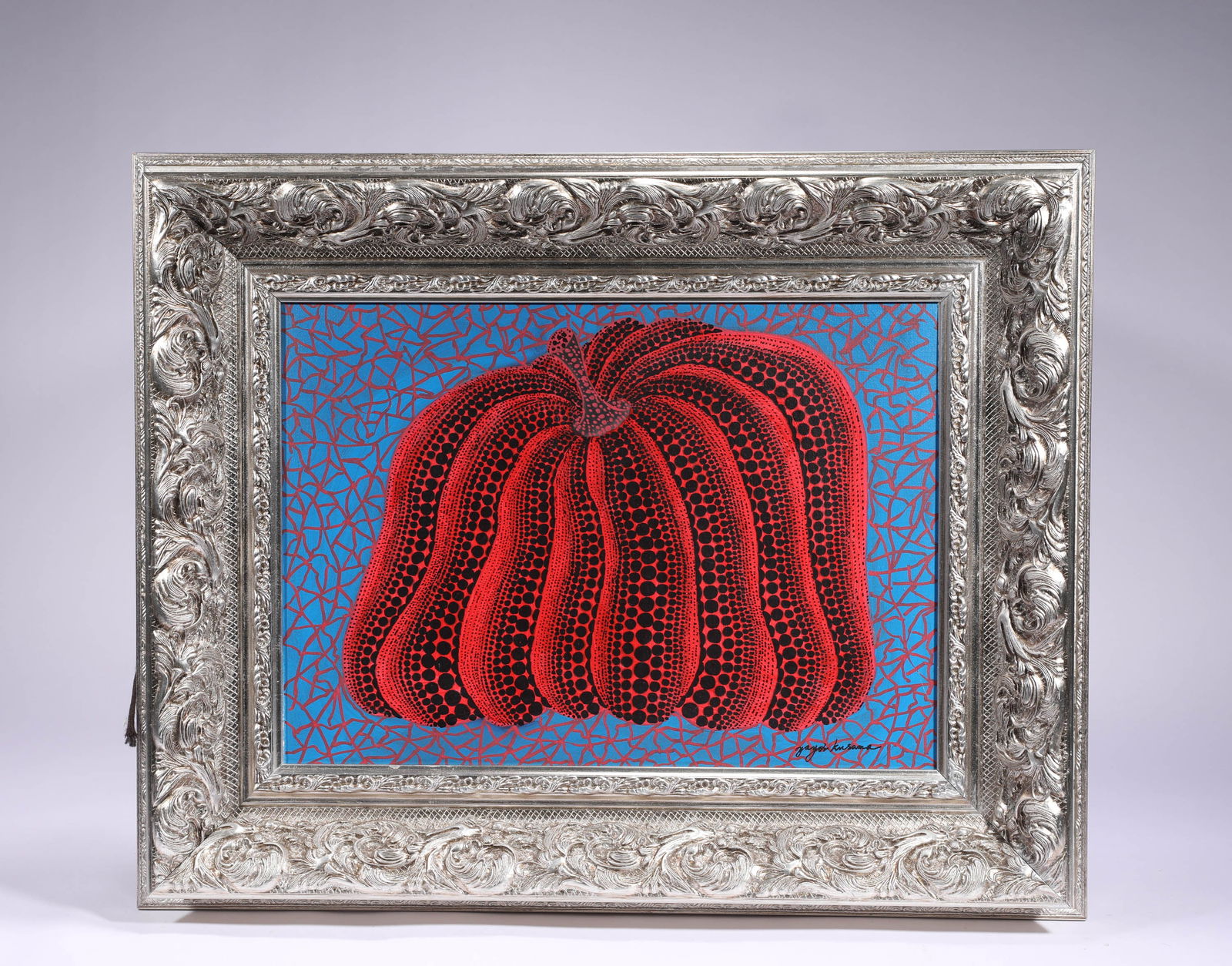 Attributed to Yayoi Kusama Fine Oil Painting (1 of 5)