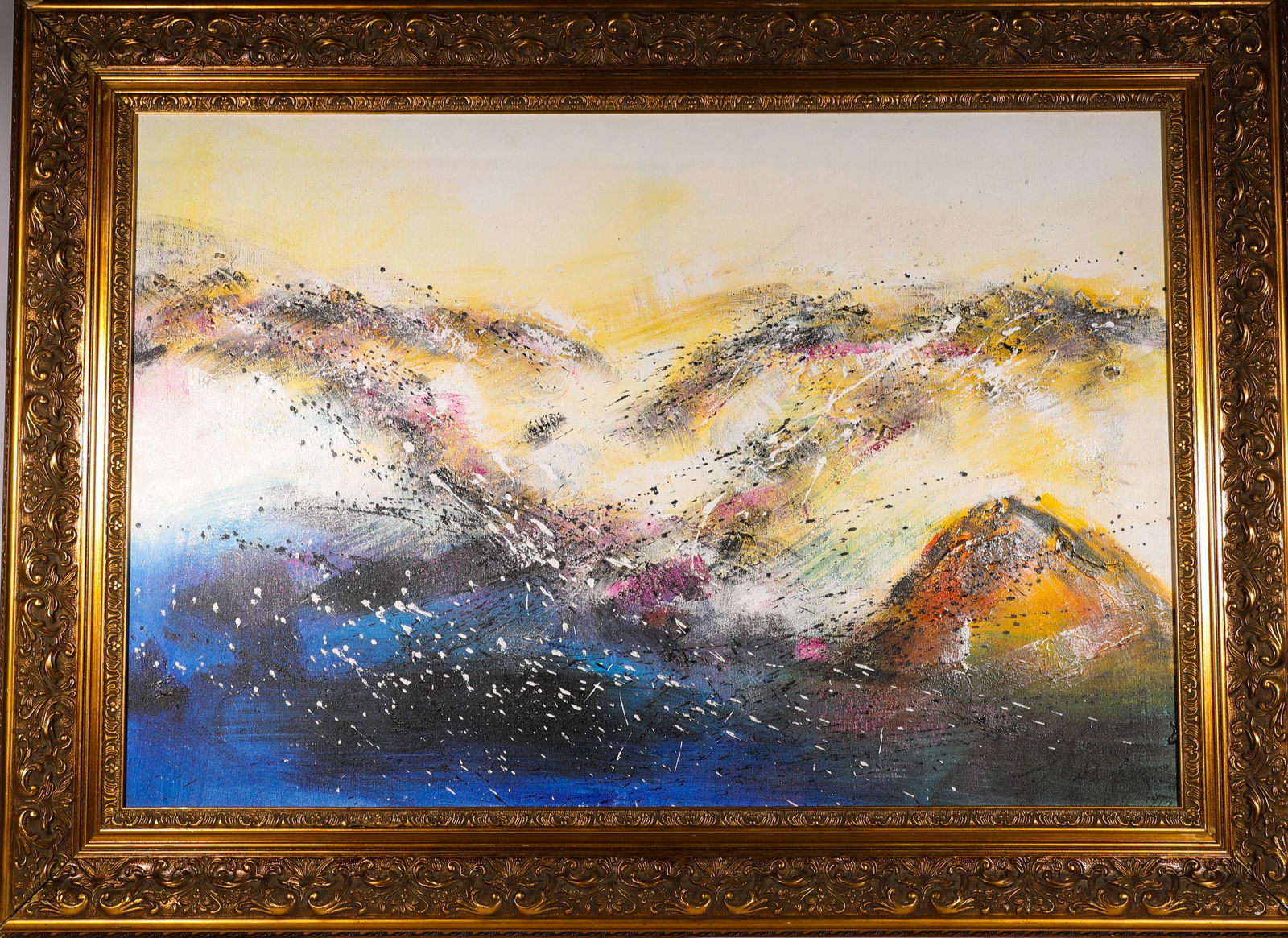 Attributed to Zao Wou-ki Fine Oil paintings: Name Attributed to Zao Wou-ki Fine Oil paintings Dimensions 108X82cm 90X60cm Condition Additional photographs and condition reports are available upon request as a courtesy to our