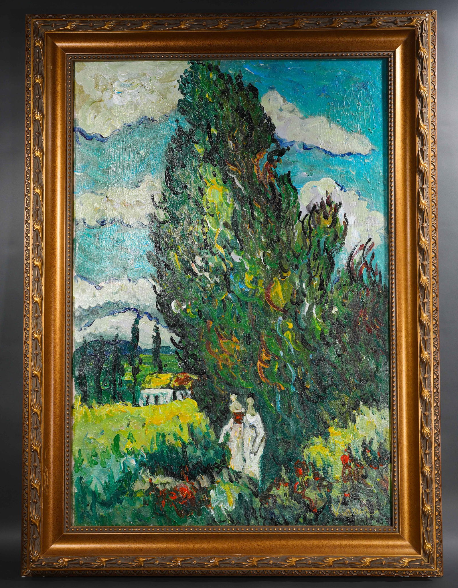 Attributed to Vincent Willem van Gogh(1853-1890) Fine oil paintings, Netherlands (1 of 8)