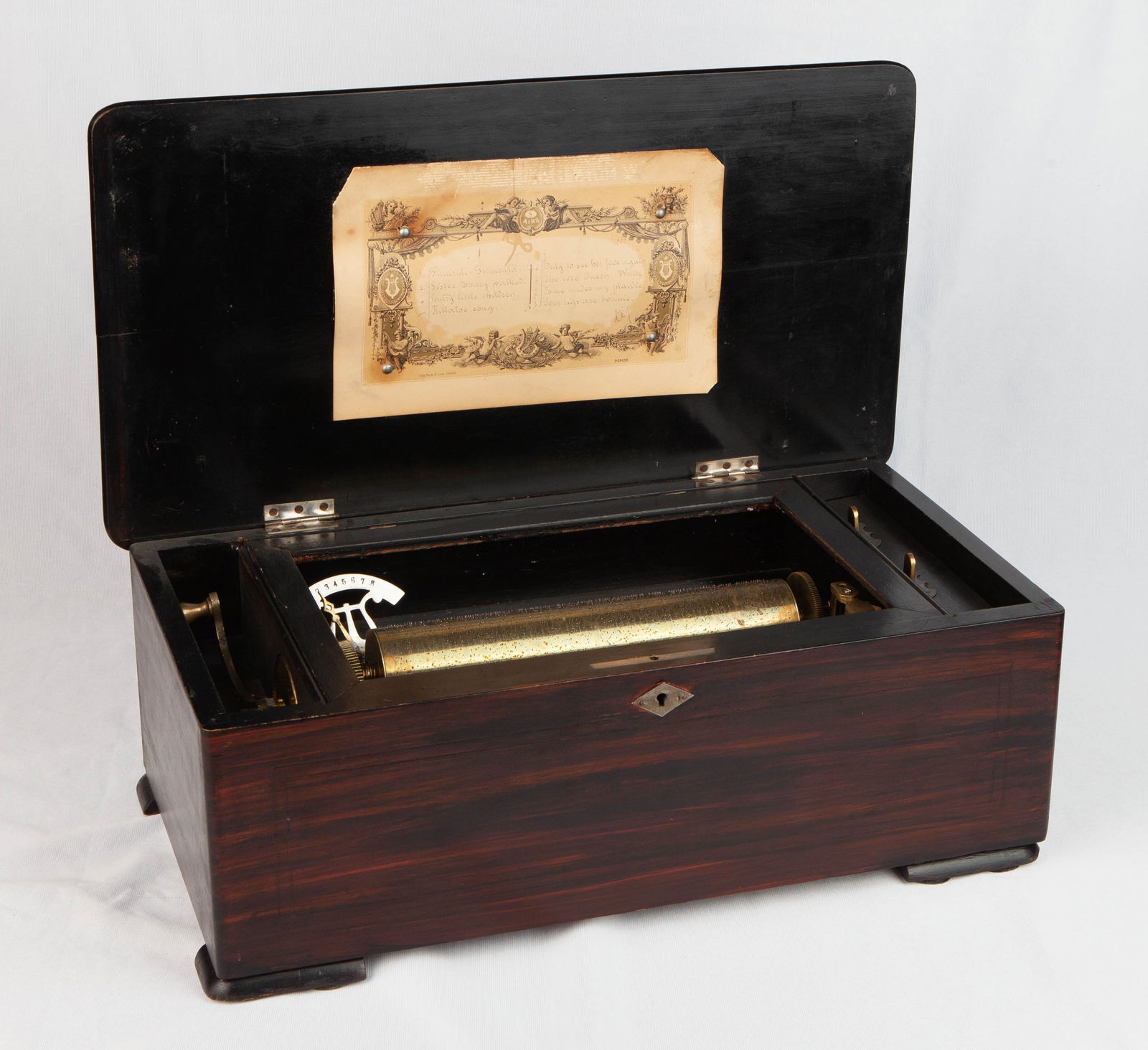 Picard-Lion (Geneva, Switzerland) music box with brass movement (1 of 11)