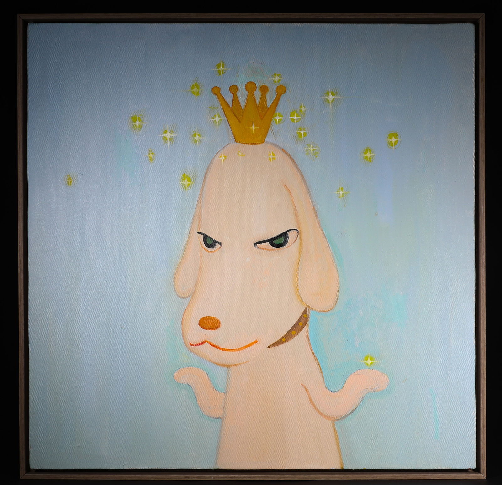 Attributed to YOSHITOMO NARA (Japan, 1959).Oil Painting (1 of 5)