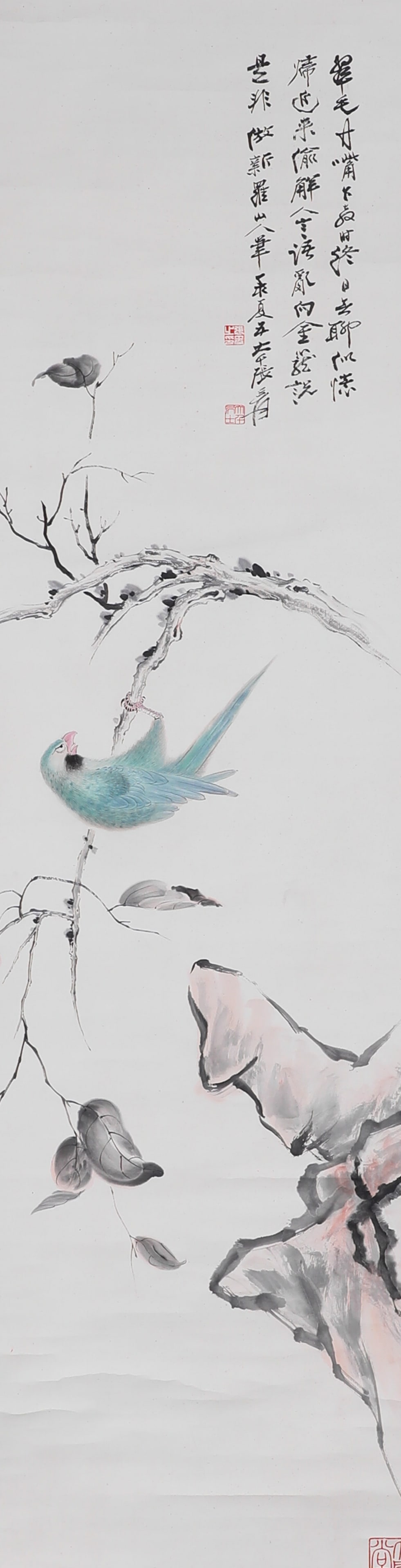 Zhang Daqian's Fine flower-and-bird Scroll (1 of 6)