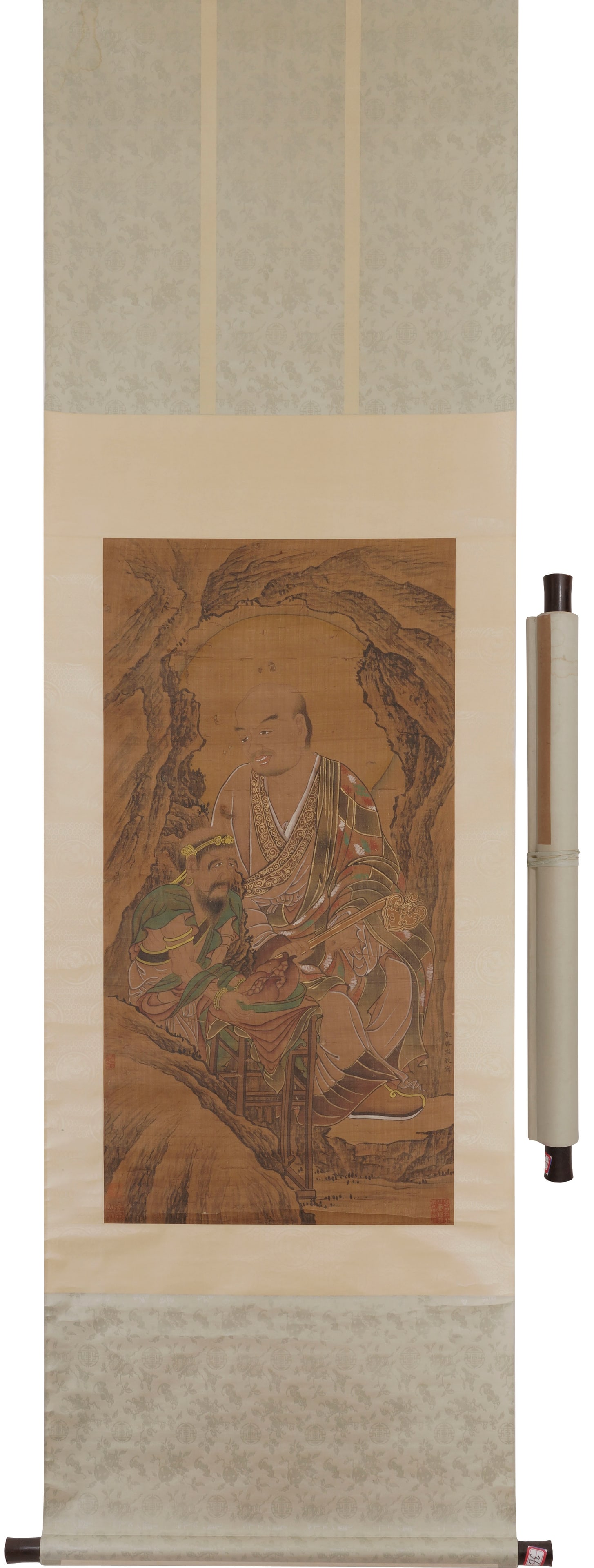 Zhang Shengwen's Arhat Scroll on Silk (1 of 8)