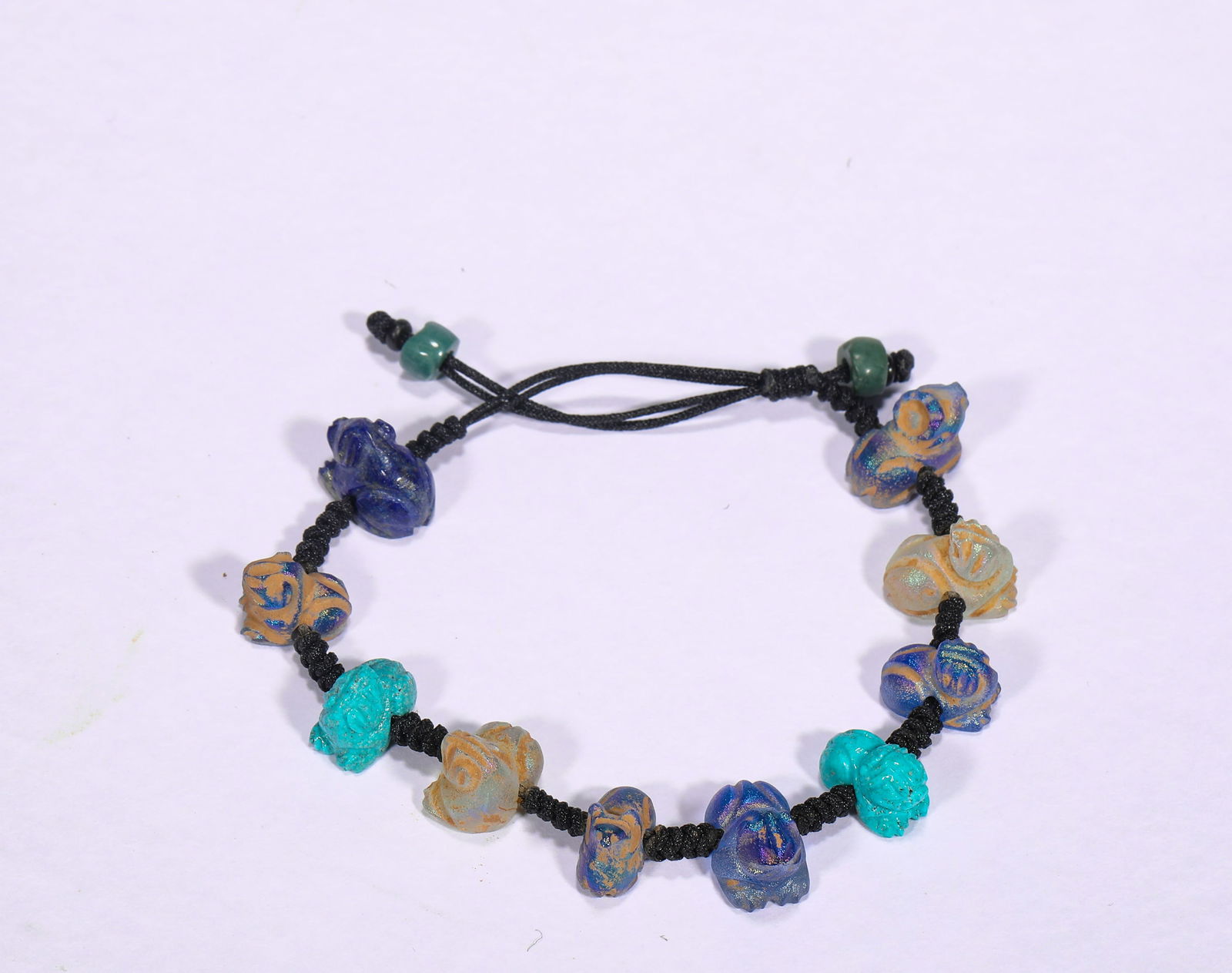 Warring States period glass bracelet: Name Warring States period glass bracelet Dimensions D:1.5cmWeight:20g Condition Additional photographs and condition reports are available upon request as a courtesy to our client