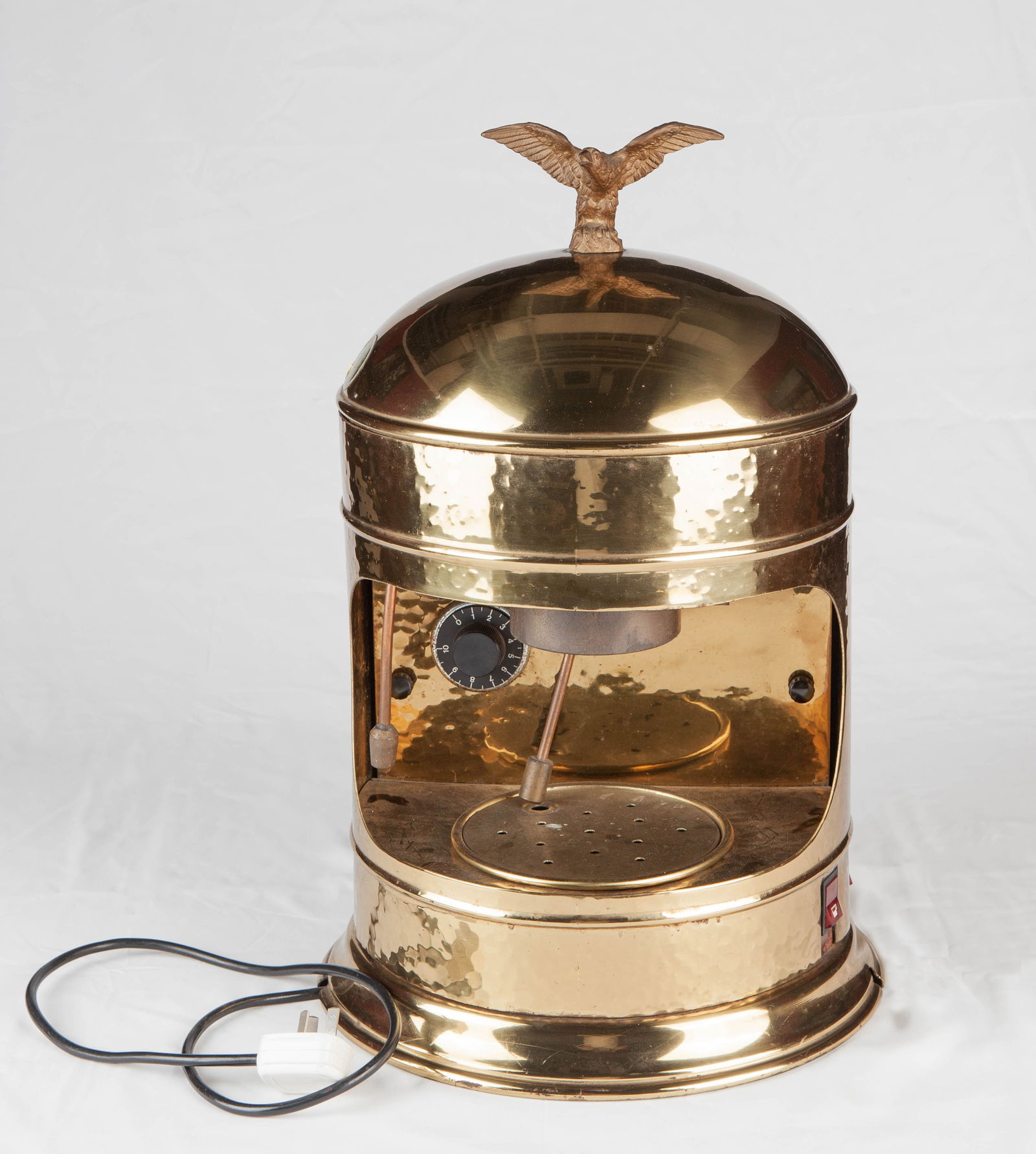 Italian Victoria Arduino Huang hand-hammered brass household coffee machine (1 of 12)