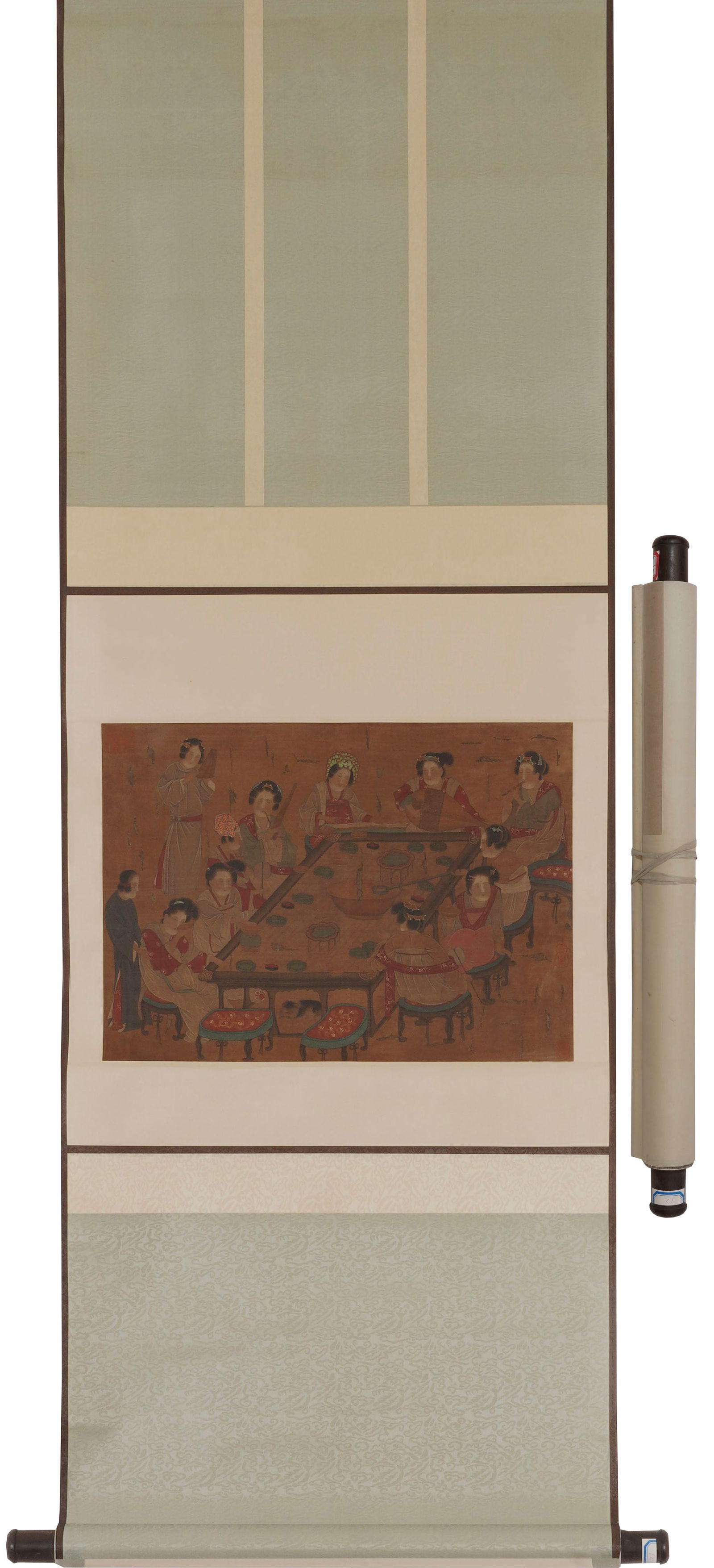 Anonymous Figure on silk: Name Anonymous Figure on silk Dimensions 31*42 Condition Additional photographs and condition reports are available upon request as a courtesy to our clients. Any condition report represents