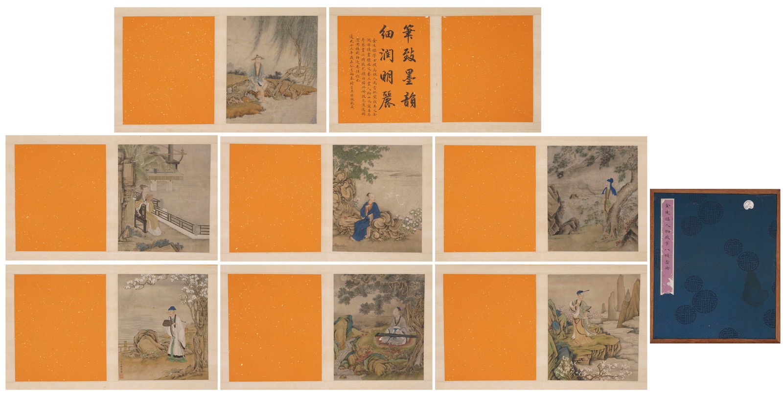 Jin Tingbiao's Book of Stories on paper: Name Jin Tingbiao's Book of Stories on paper Dimensions 28.5*34*8 Condition Additional photographs and condition reports are available upon request as a courtesy to our clients. Any