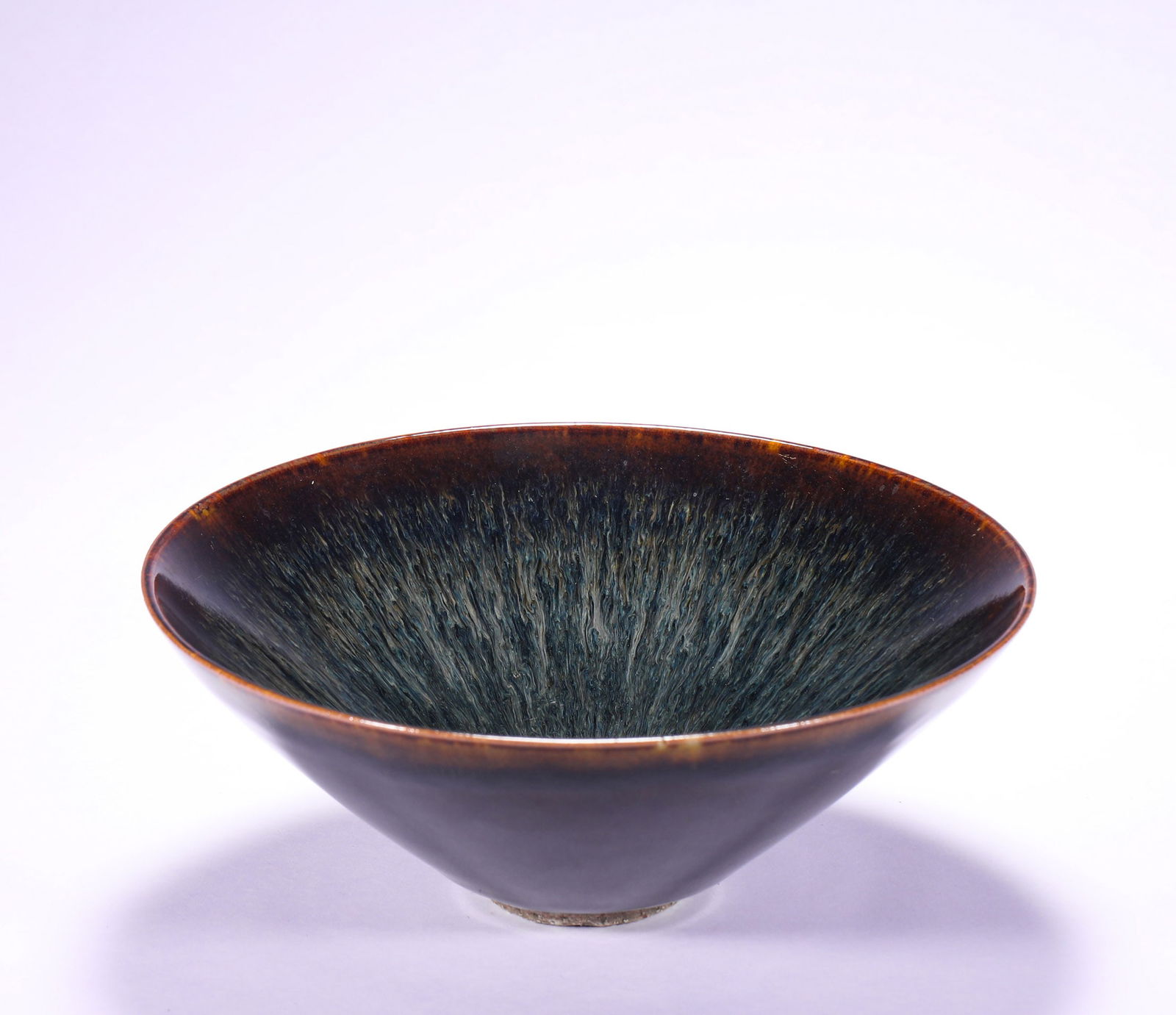 Song Dynasty kiln-transformed Jian Kiln tea bowl (1 of 5)