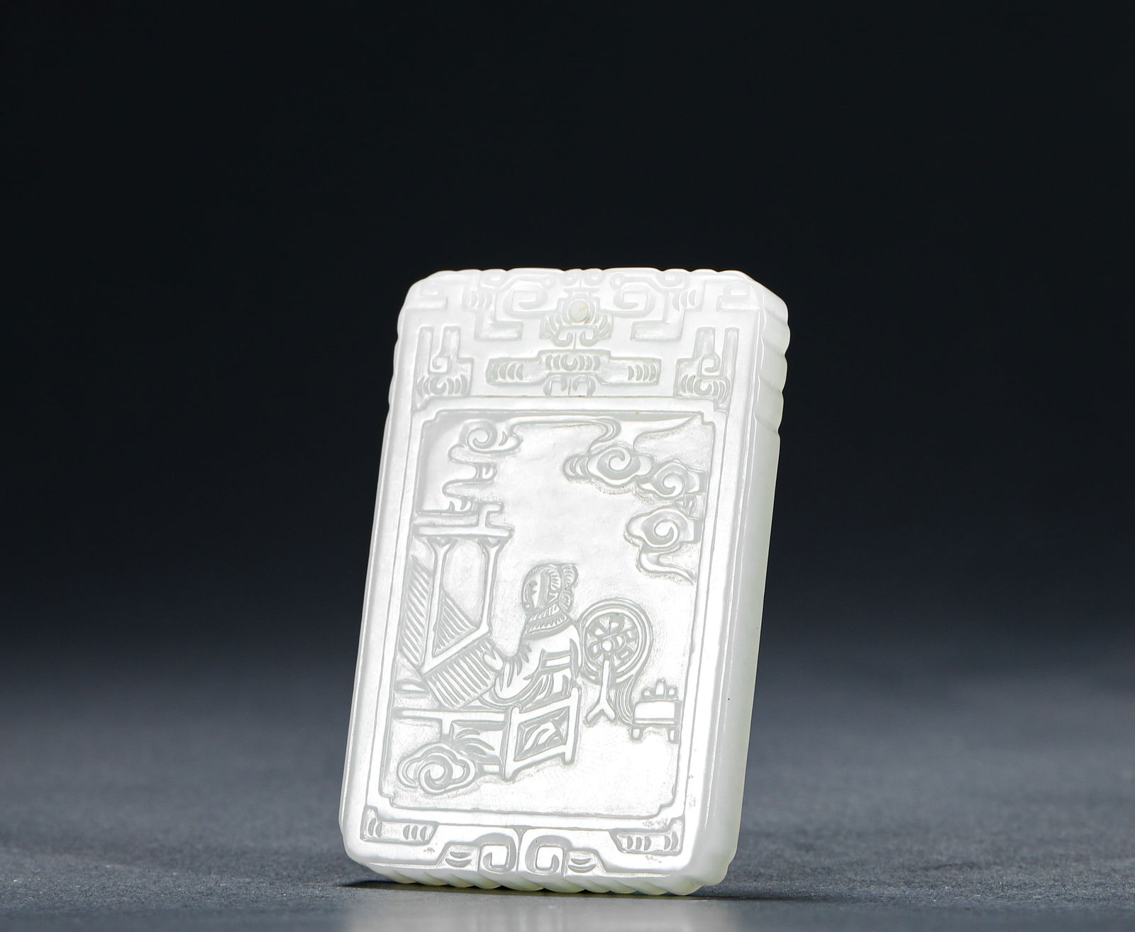 Qing Dynasty Hetian jade plaque (1 of 6)