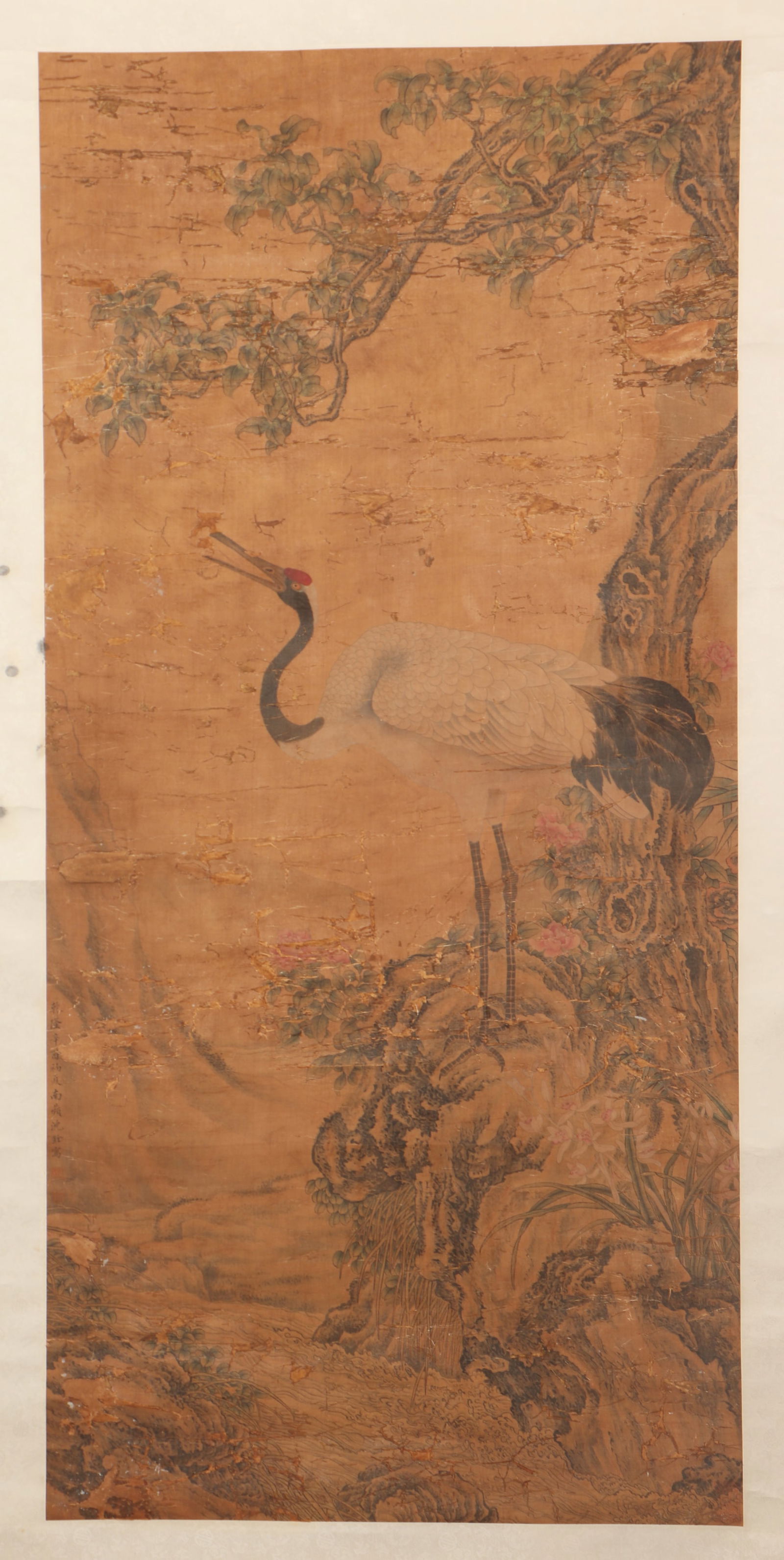 Shen Quan Flower-and-Bird Paper Scroll (1 of 6)
