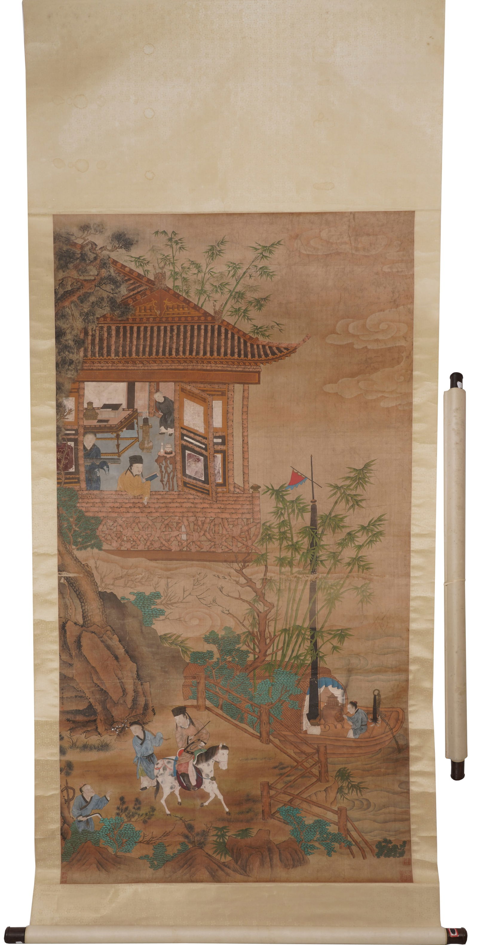 A silk scroll of stories of People who hate England (1 of 10)