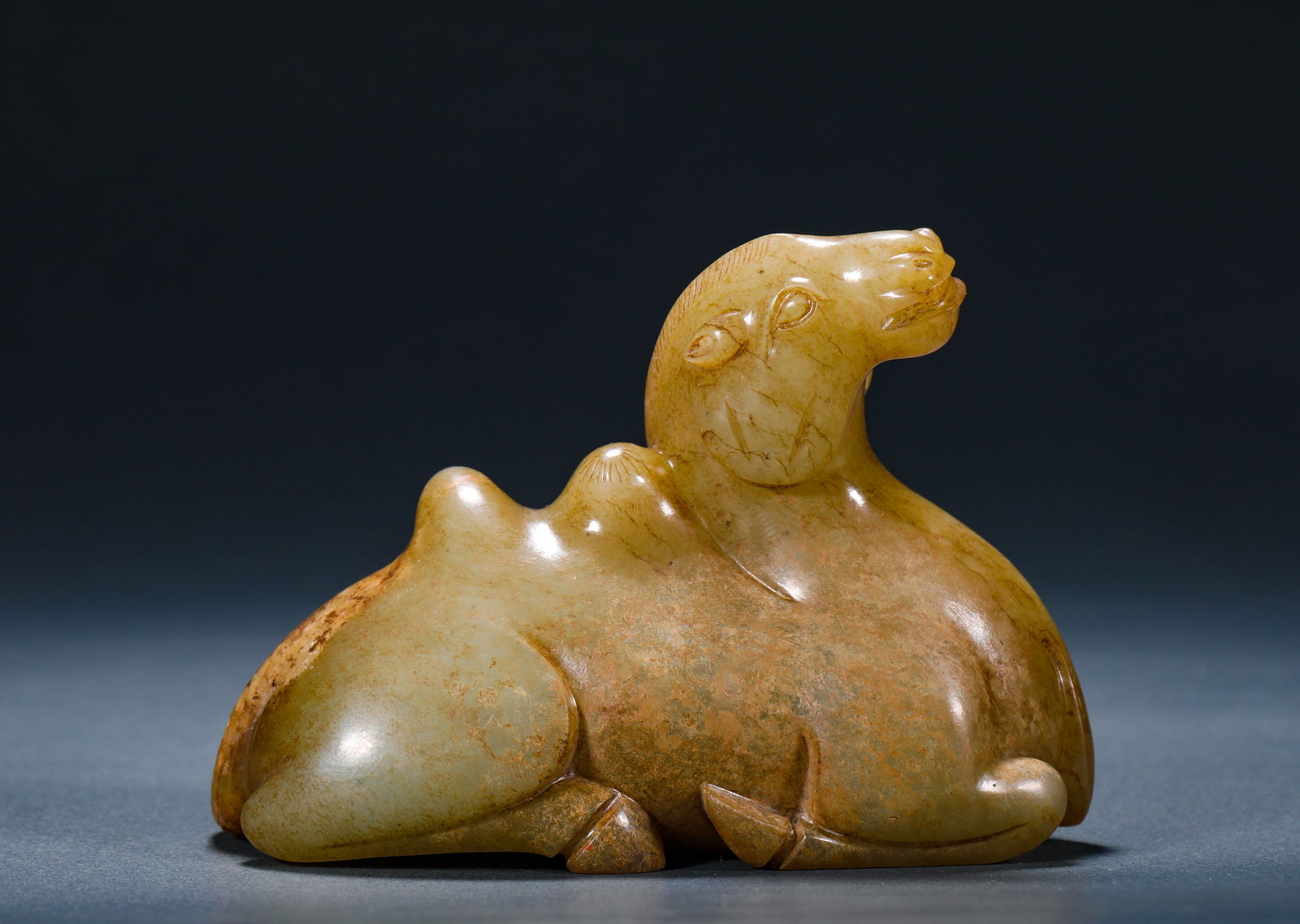 Hetian jade camel of the Song Dynasty (1 of 6)