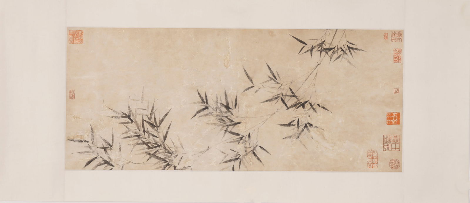 Anonymous Bamboo and Stone Paper Painting Core: Name Anonymous Bamboo and Stone Paper Painting Core Dimensions 74.5*31 Condition Additional photographs and condition reports are available upon request as a courtesy to our clients. Any