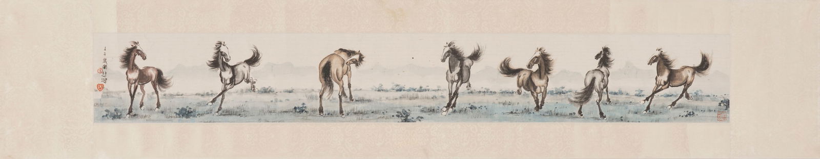 Xu Beihong's Fine Horse Drawing Book Core (1 of 8)