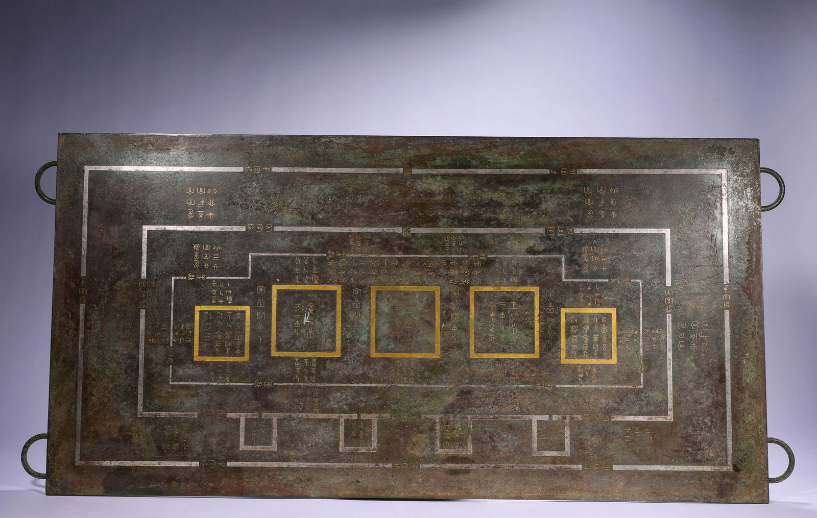 Copper cuo gold and silver court painting of the Han Dynasty (1 of 11)